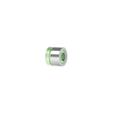 Super Flangeless™ Ferrule, PCTFE, 1/4-28 or M6 Flat-Bottom, for 1.8mm OD -Green